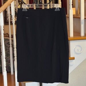 Calvin Klein Black Fully-Lined Pencil Skirt 🖤 Size 8